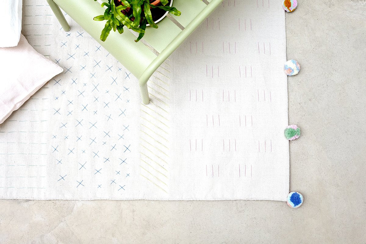 DIY – Le Tapis brodé par Heju - Des Petits Hauts