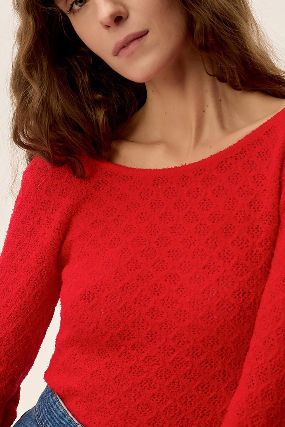 Pull Clodette Tomate