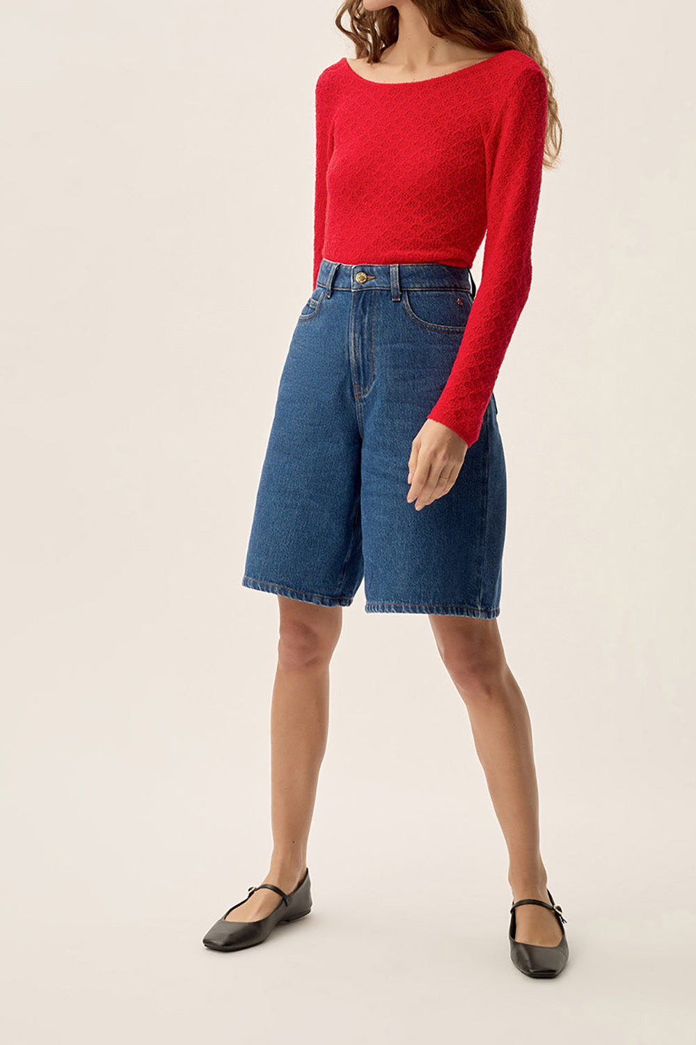 Pull Clodette Tomate