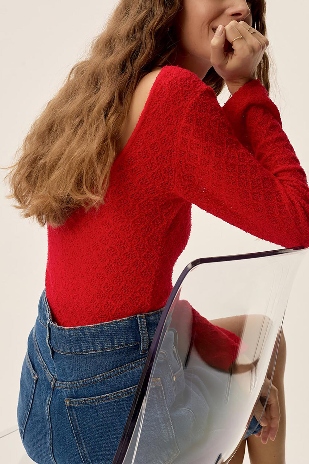 Pull Clodette Tomate
