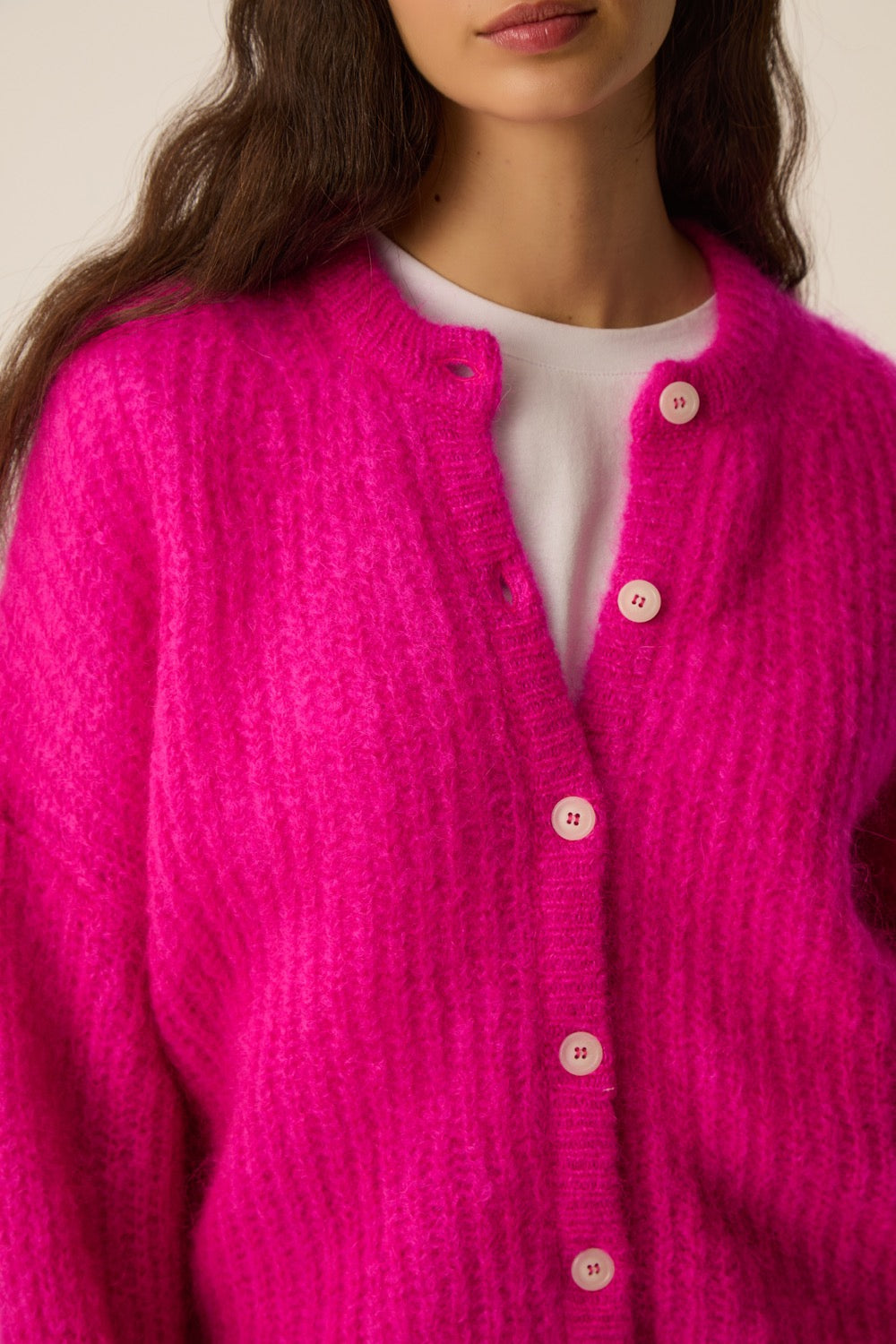 Cardigan Alma Fuchsia