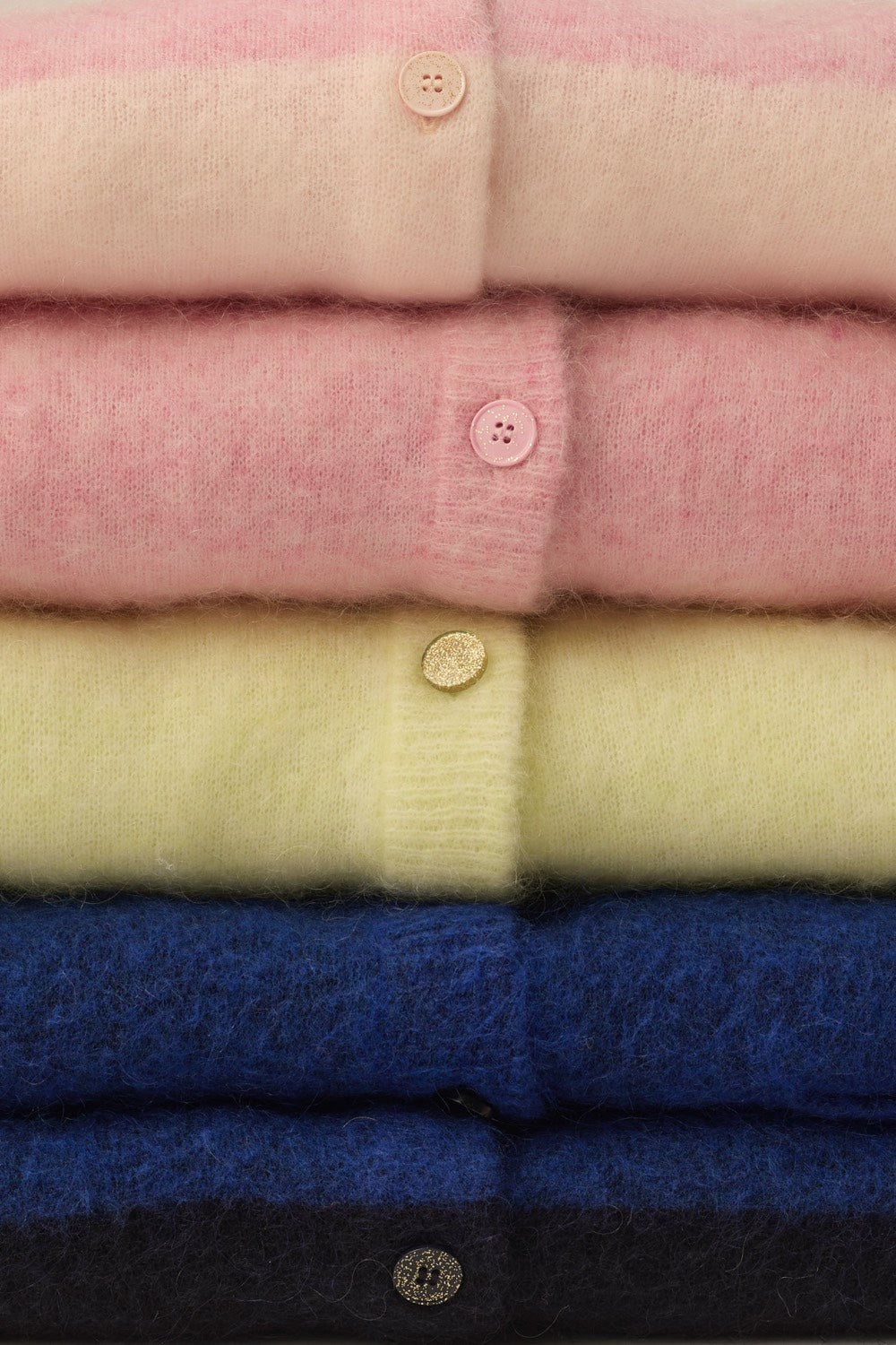 Cardigan Domette Marine/Indigo