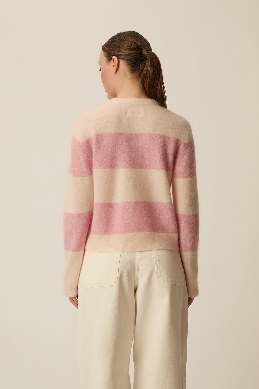 Gilet Domette Poudre/Rose