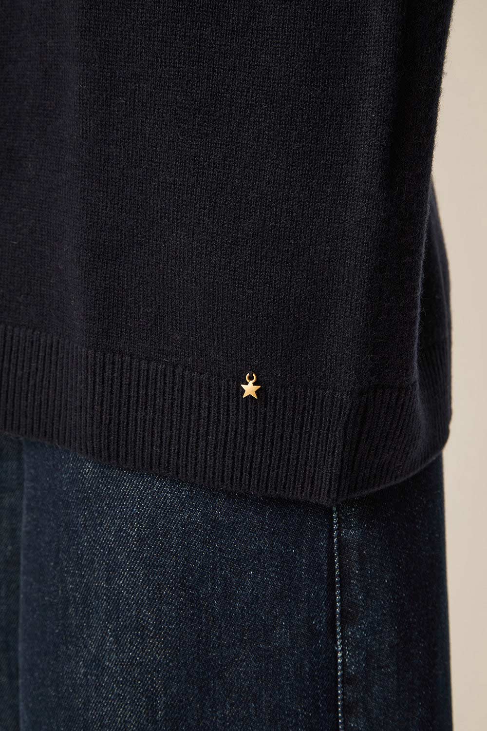 Pull manches courtes Aromane Marine