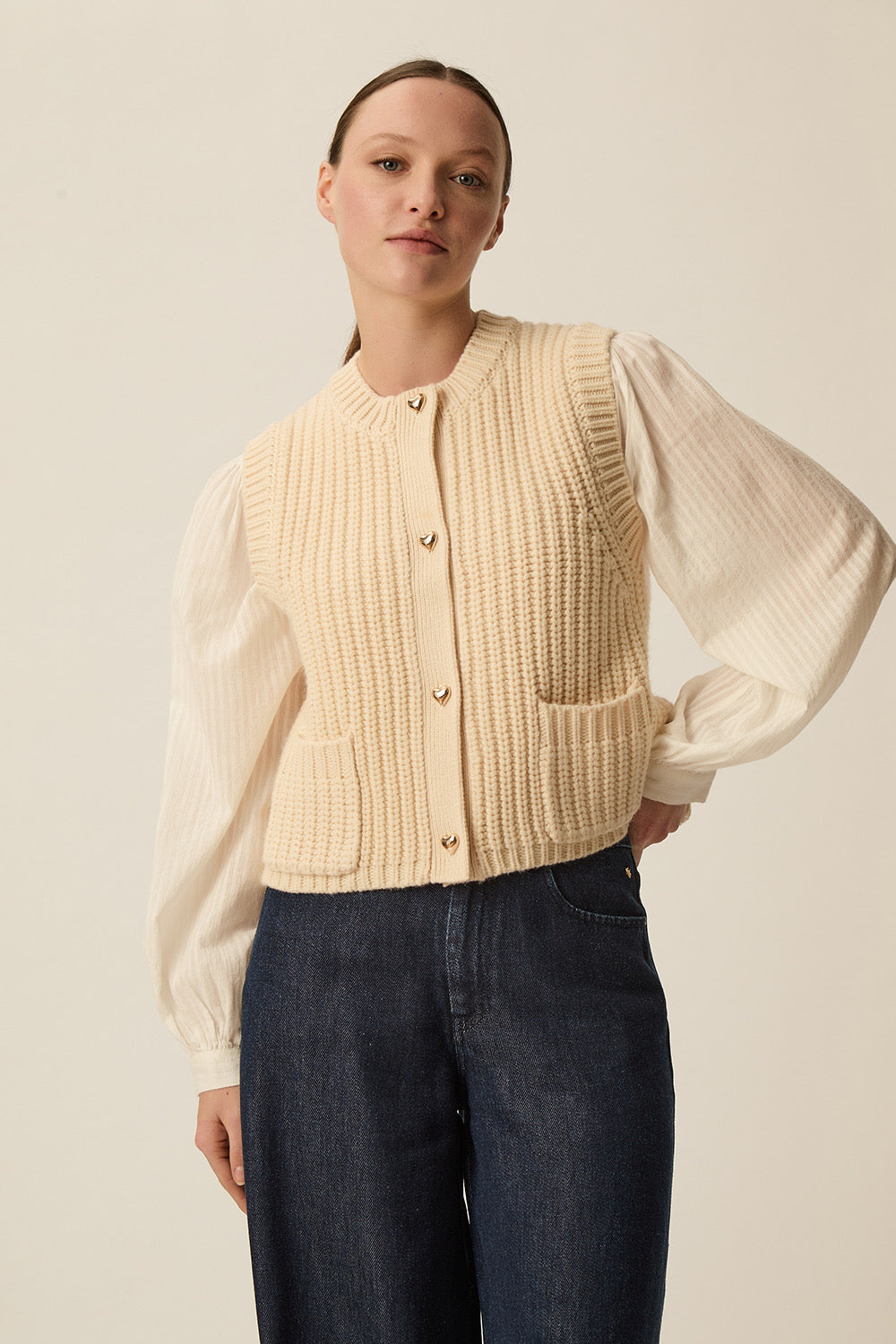 Gilet Dodomy Creme