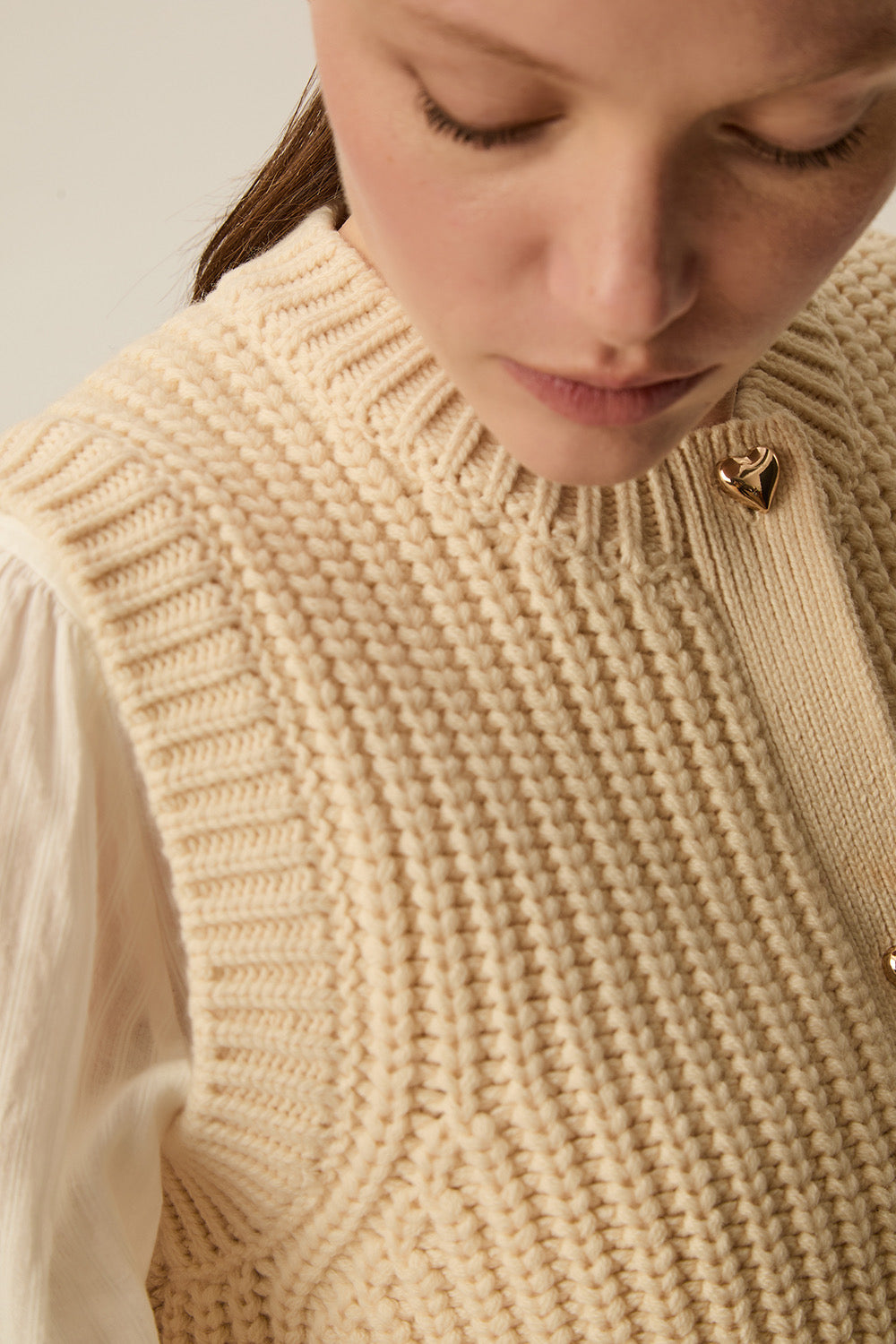 Gilet Dodomy Creme