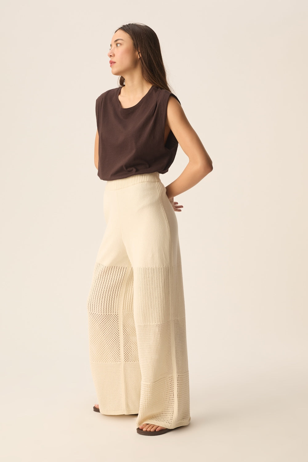 Pantalon Dello Creme