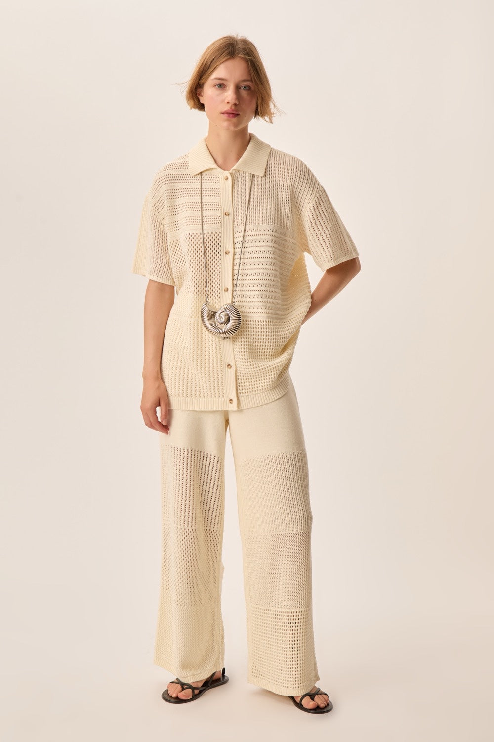 Pantalon Dello Creme