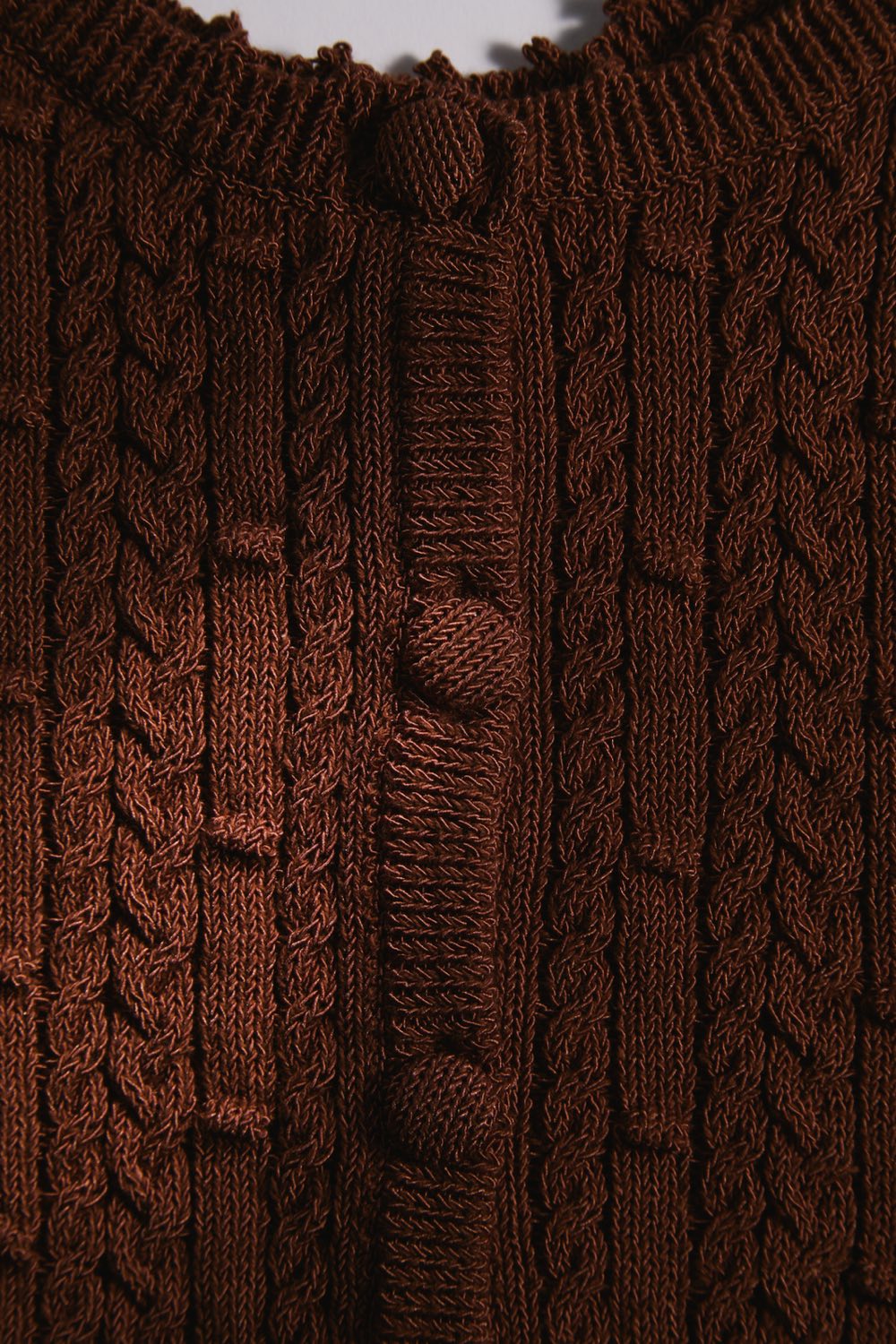 Top en maille Azora Choco