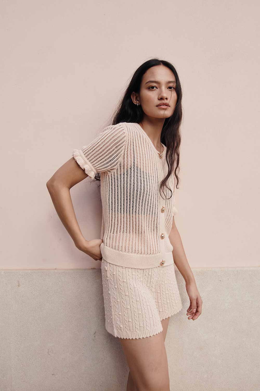 Gilet Azari Peach