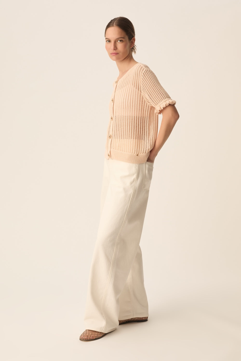Cardigan Azari Peach