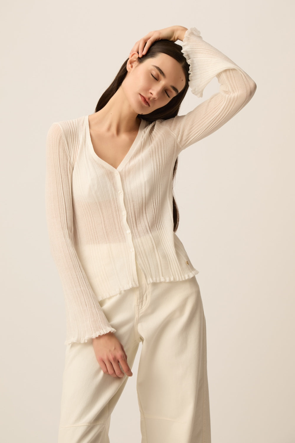 Cardigan Benita Ecru