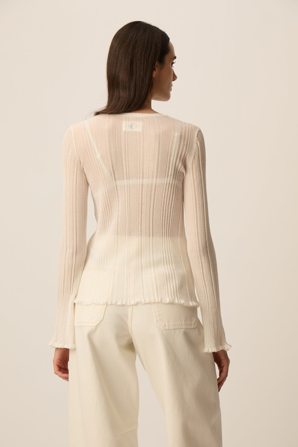 Cardigan Benita Ecru