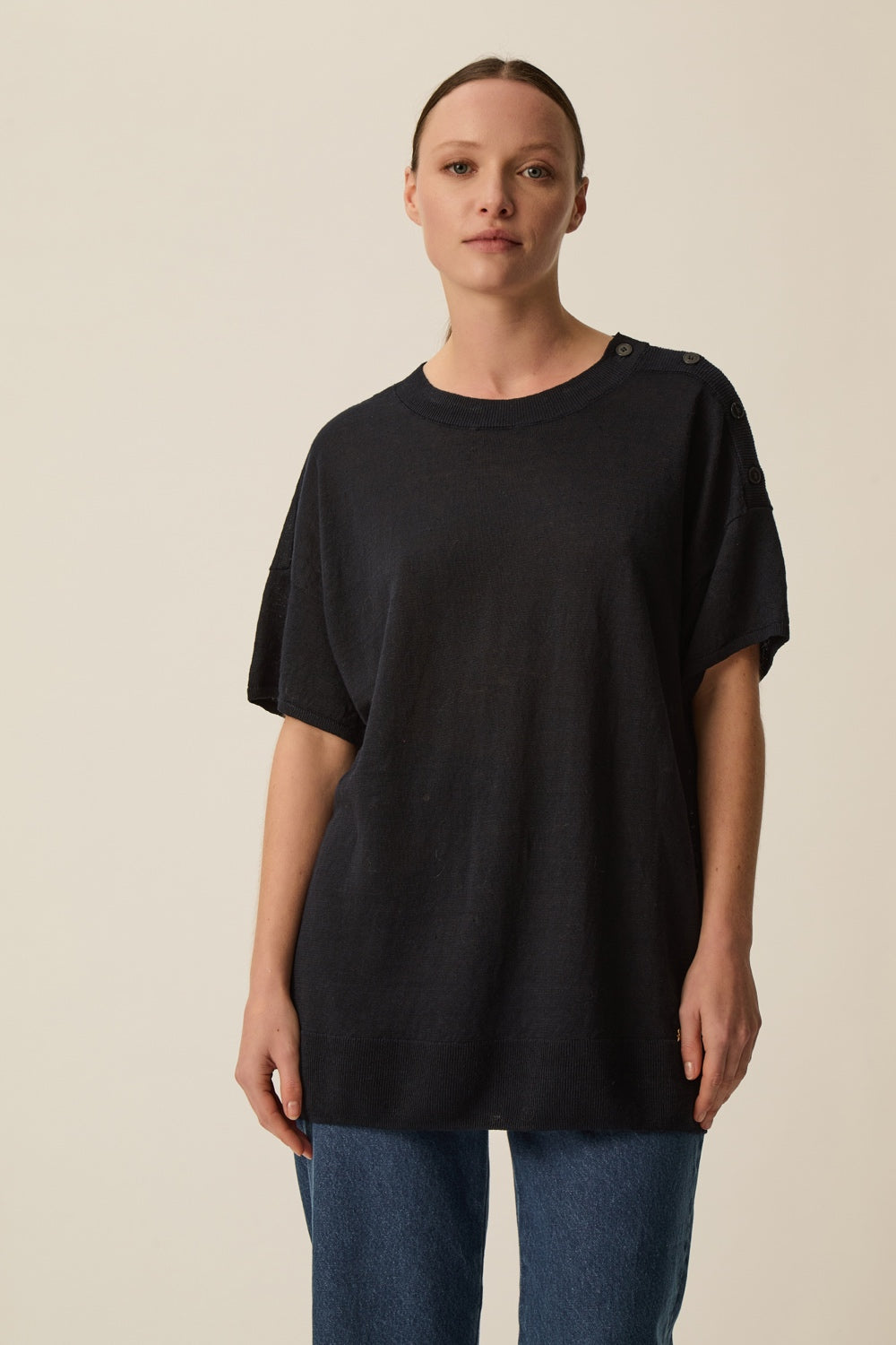 Pull manches  courtes Brownie Marine