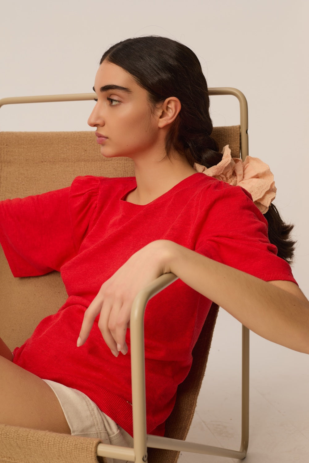 Tee-shirt en maille Brune Homard
