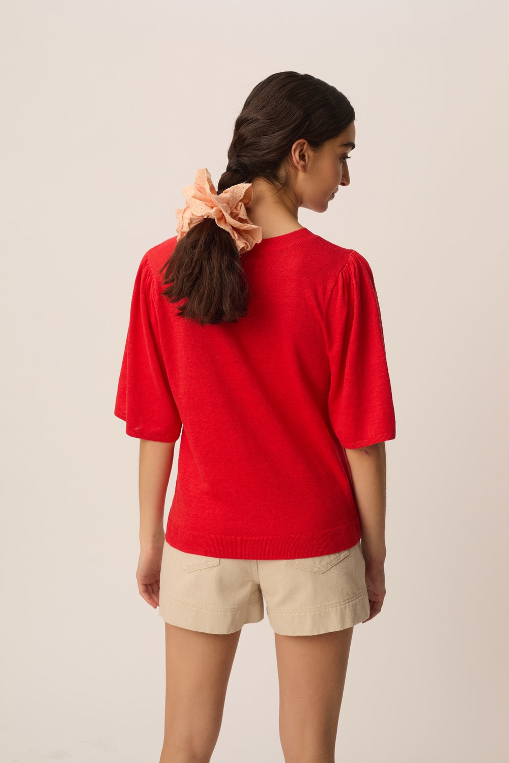 Tee-shirt en maille Brune Homard