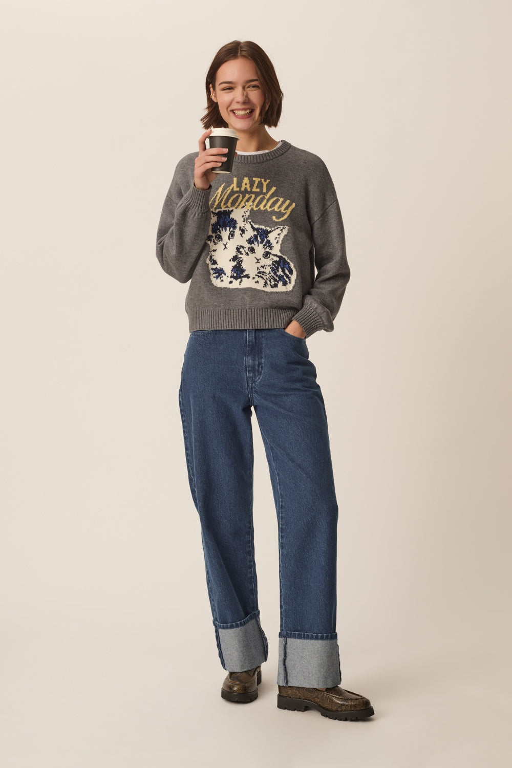 Pull Dana Gris Medium