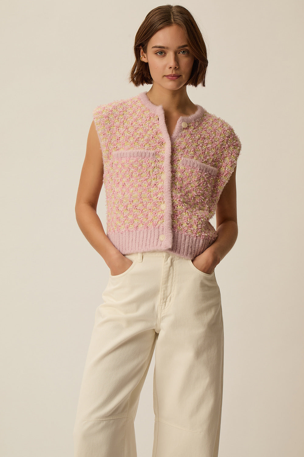 Gilet April Multico Tweed