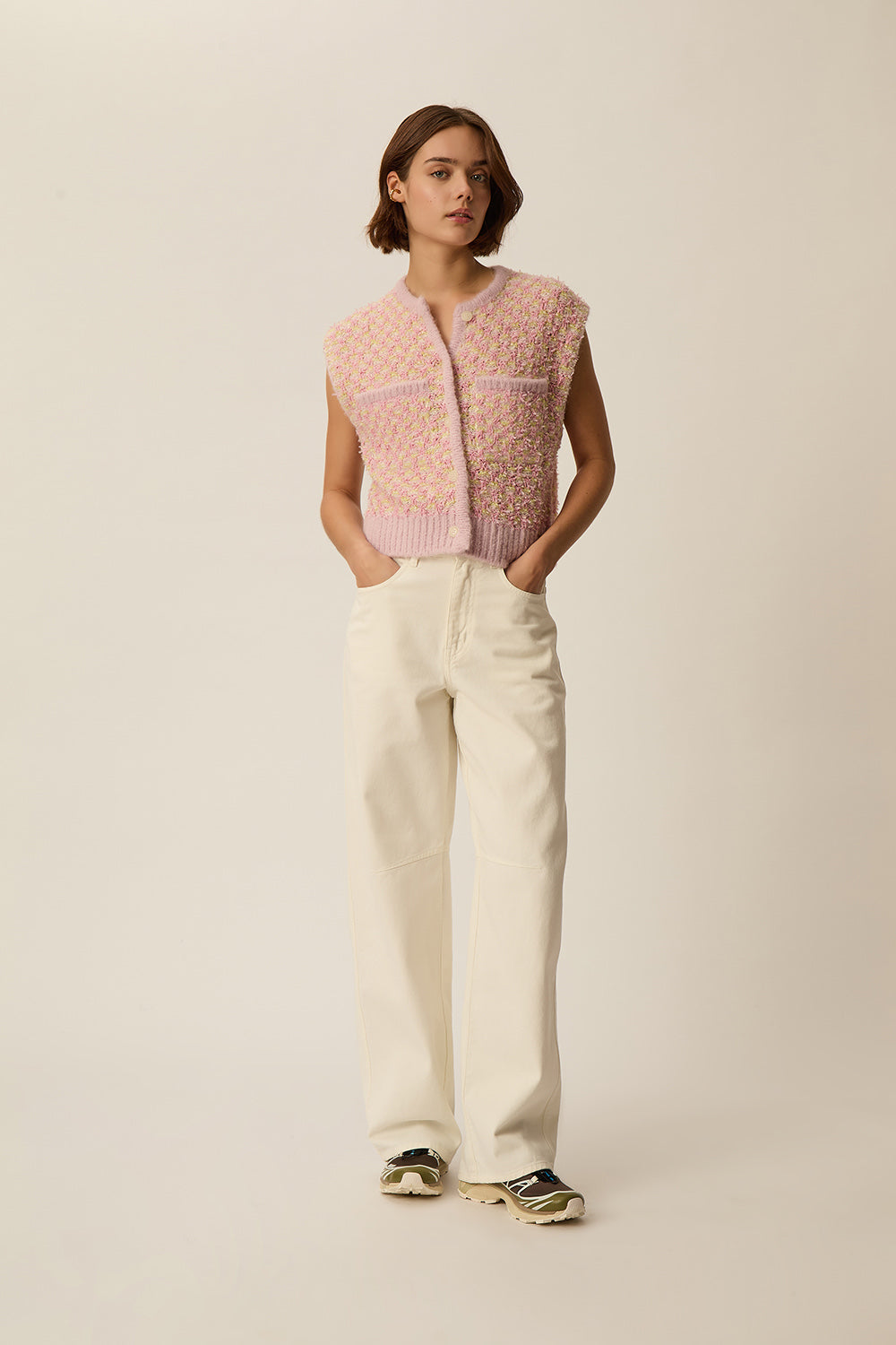 Gilet April Multico Tweed