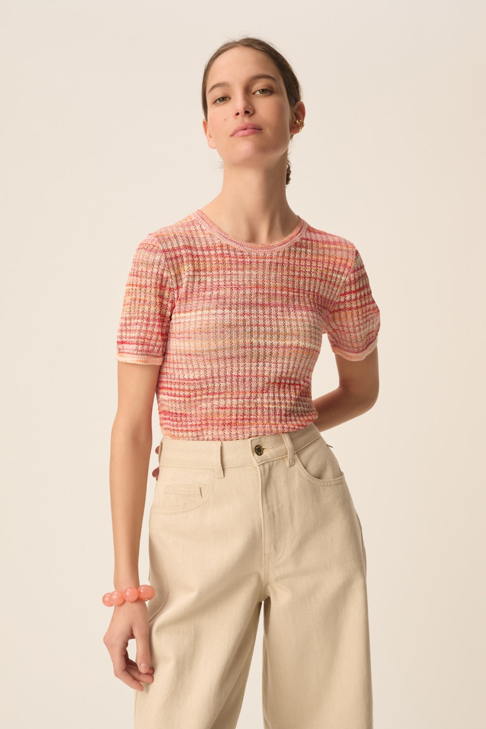 Tee-shirt en maille Cuba Multico Homard