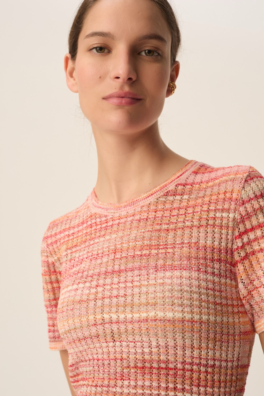 Tee-shirt en maille Cuba Multico Homard