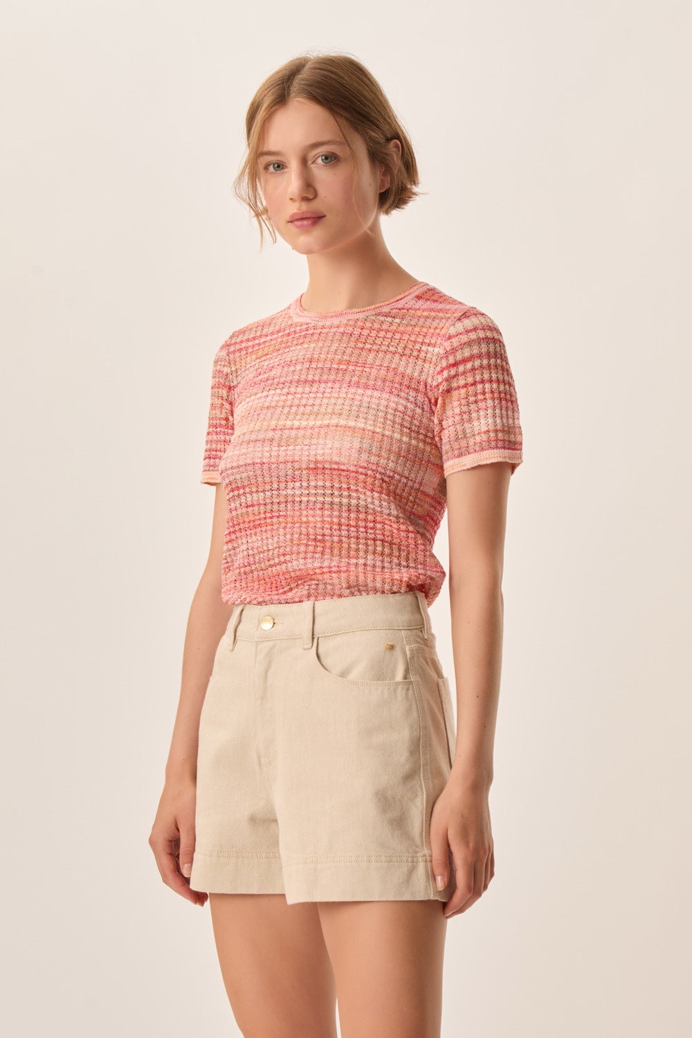 Tee-shirt en maille Cuba Multico Homard
