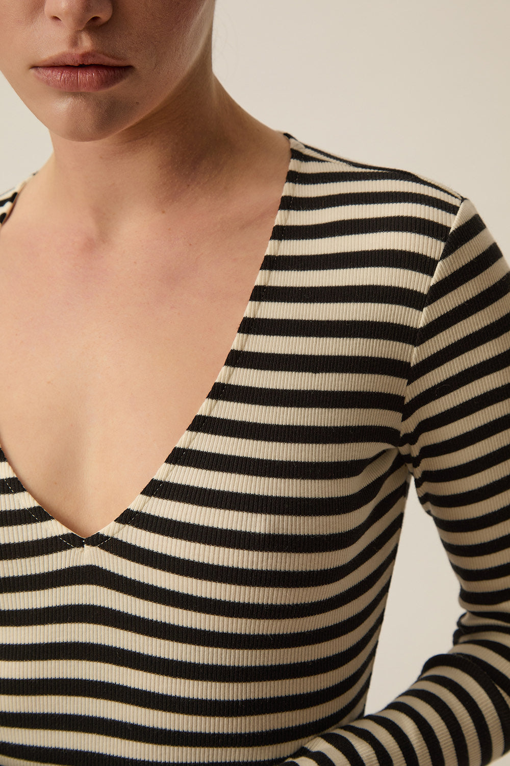 Bodysuit Helio Ecru/Noir