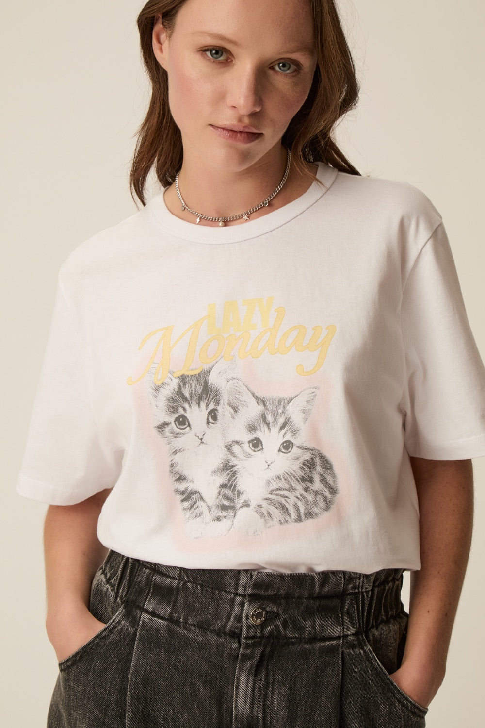 T-shirt Jeanne Ecru