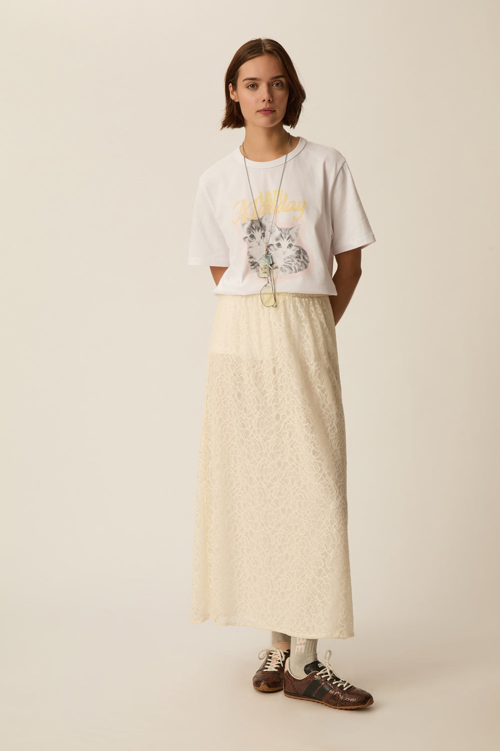 T-shirt Jeanne Ecru