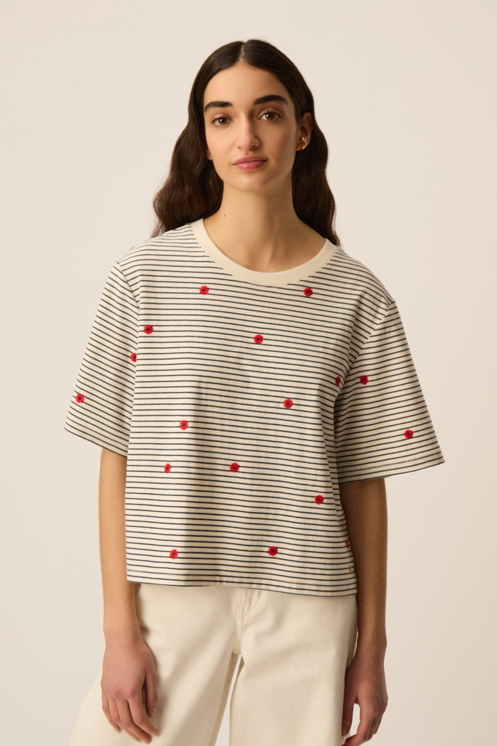 Tee-shirt Josef Marine/Homard