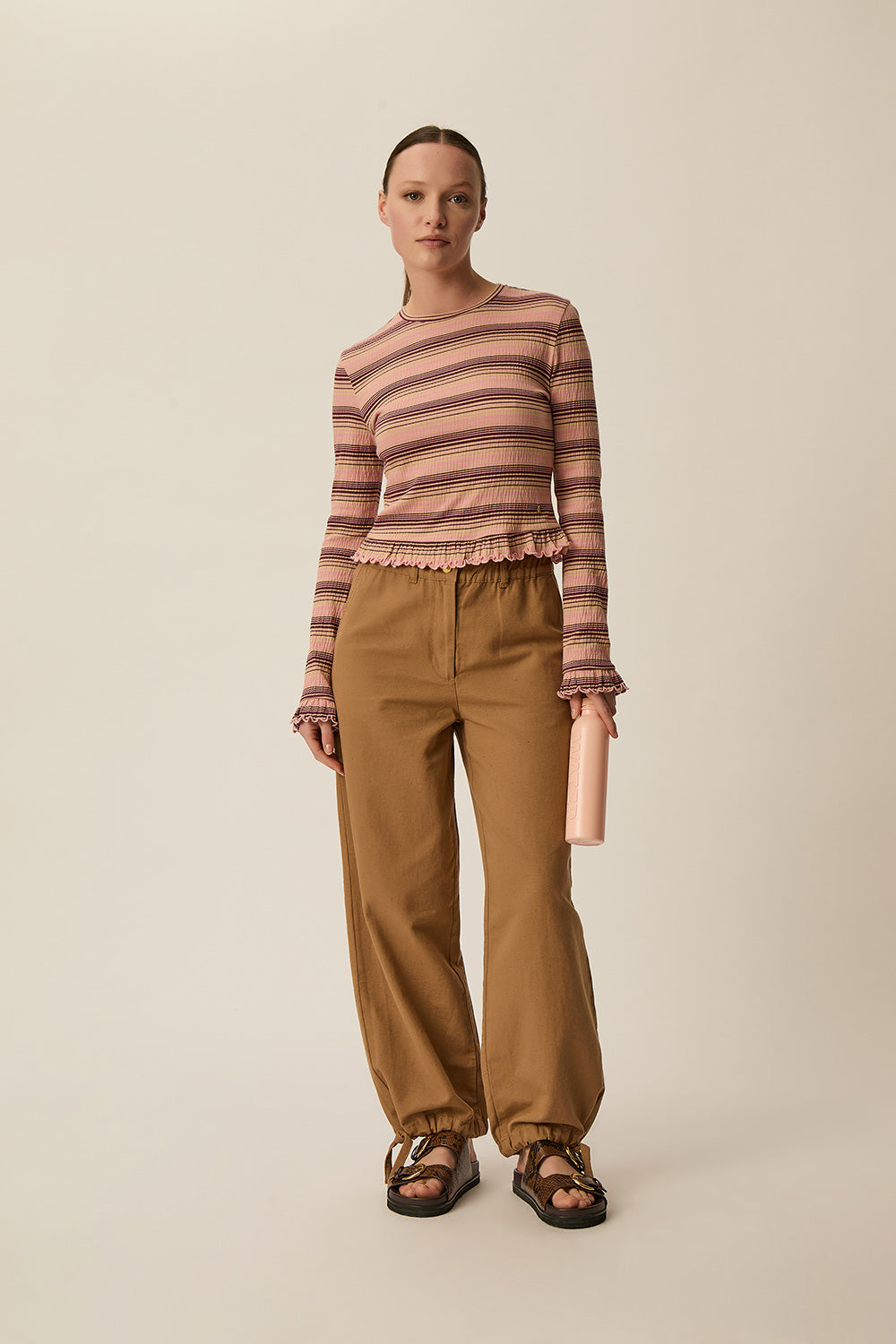 Tee-shirt Harmony Rose/Beige