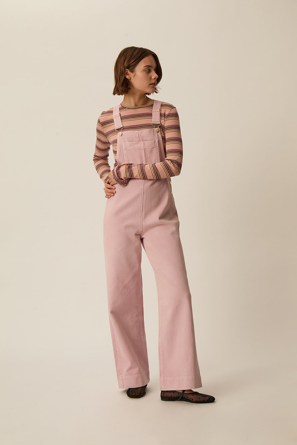 Tee-shirt Harmony Rose/Beige