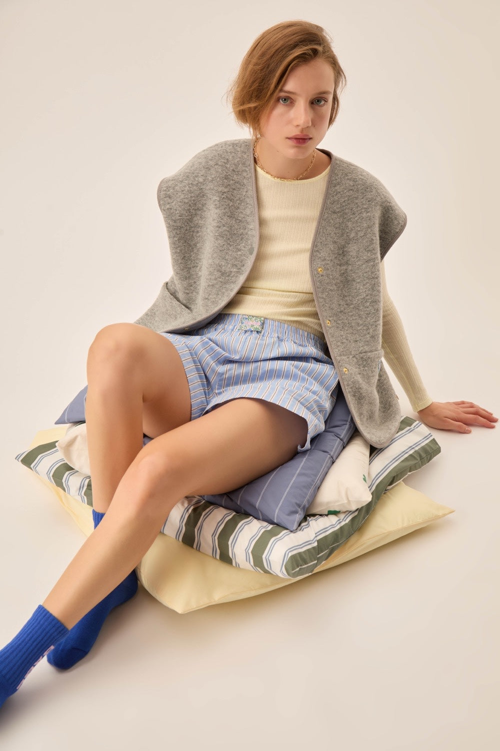 Short Souki Bleuet