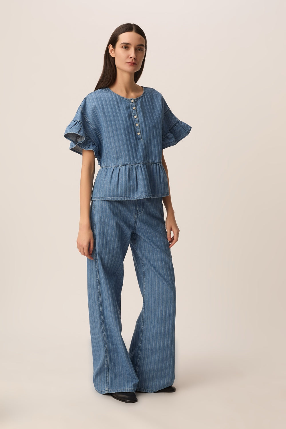 Top Lisette Denim Raye