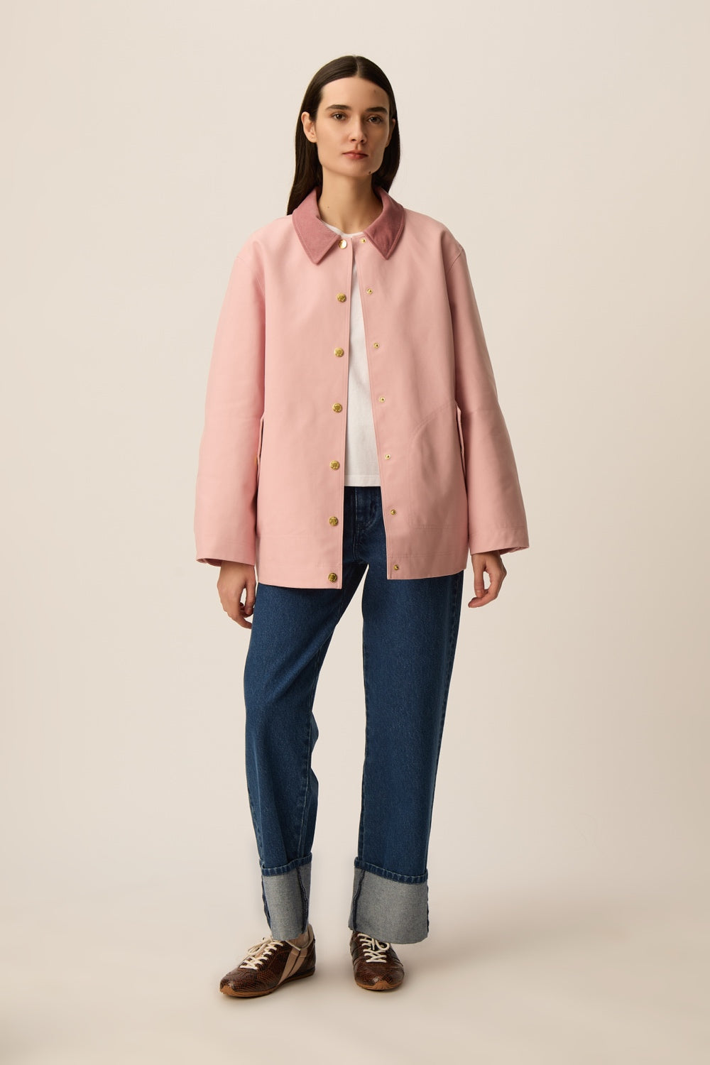 Coat Ypolite Rose