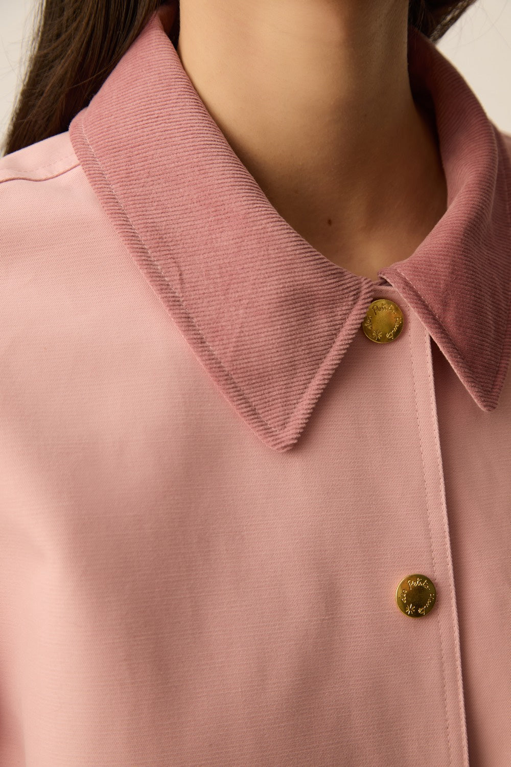Coat Ypolite Rose