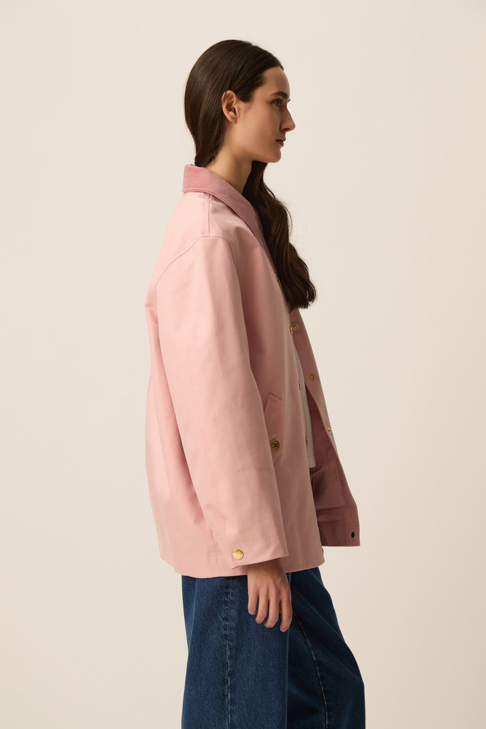 Coat Ypolite Rose