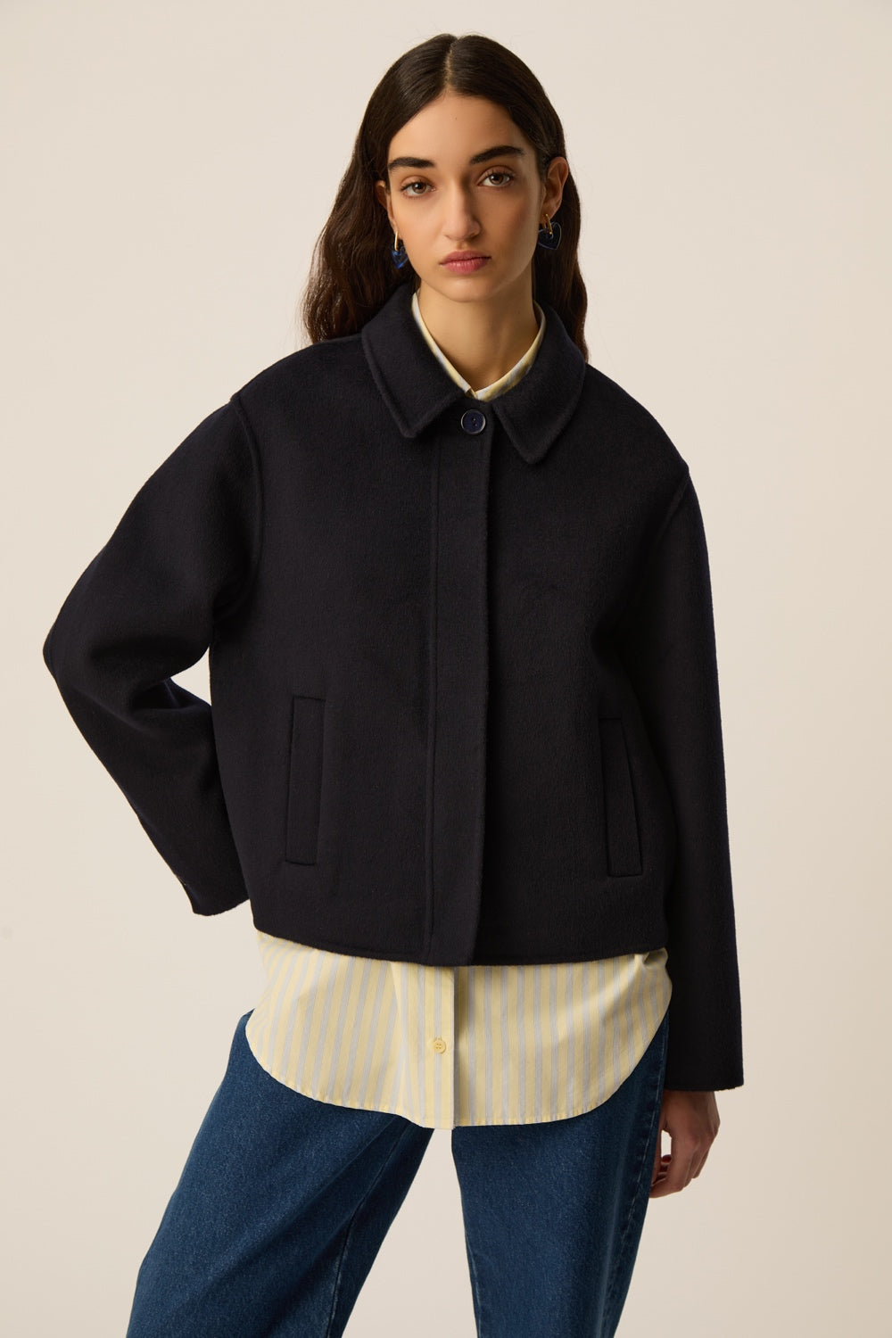 Coat Yseult Marine