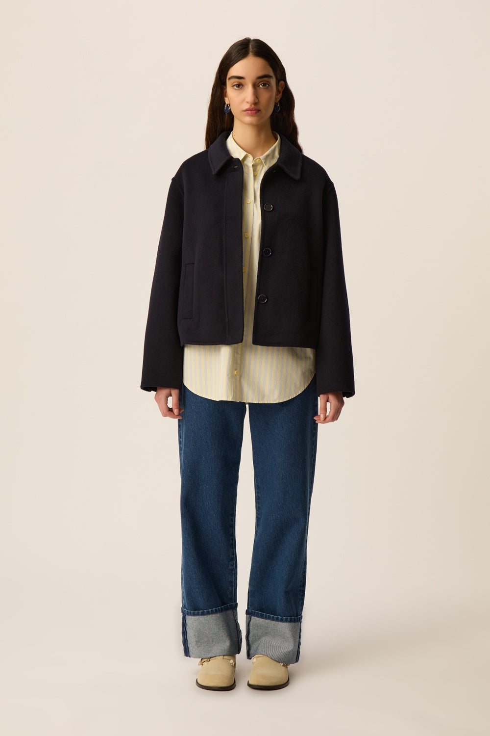 Coat Yseult Marine