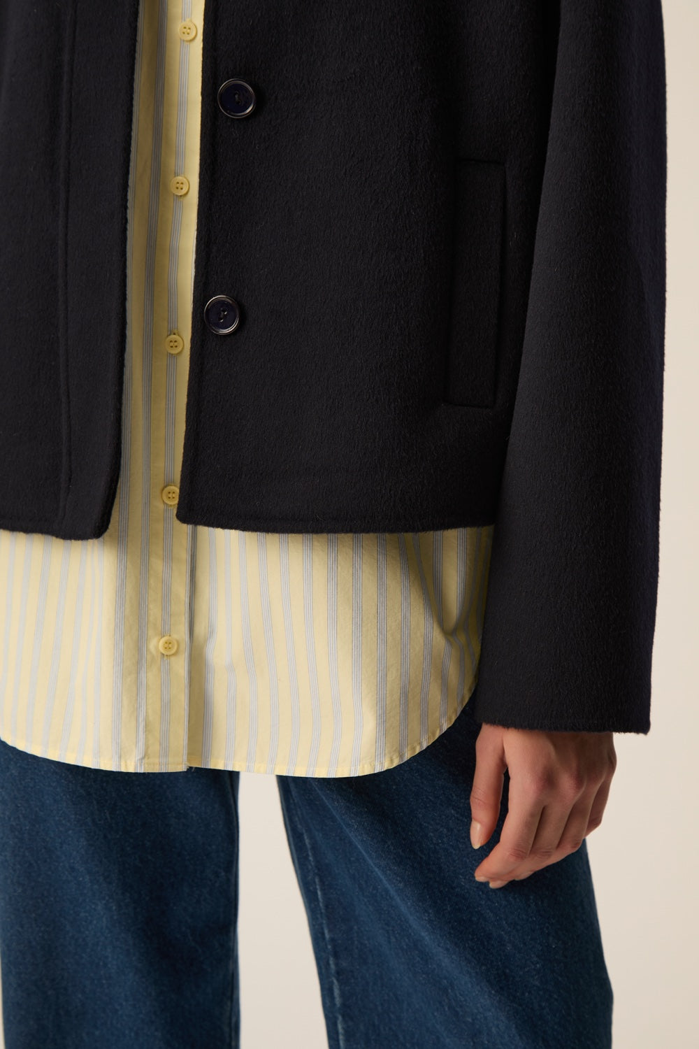 Coat Yseult Marine