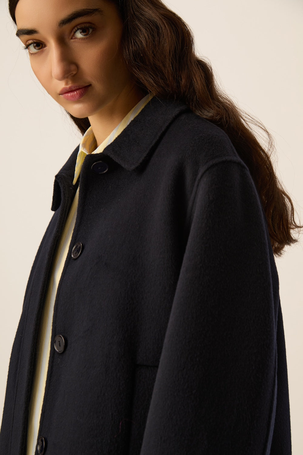 Coat Yseult Marine