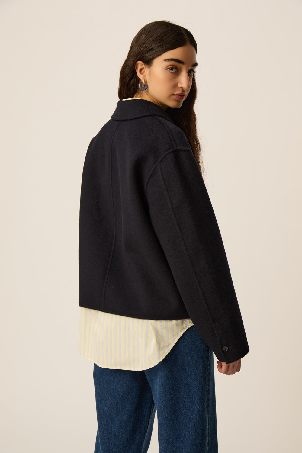 Coat Yseult Marine
