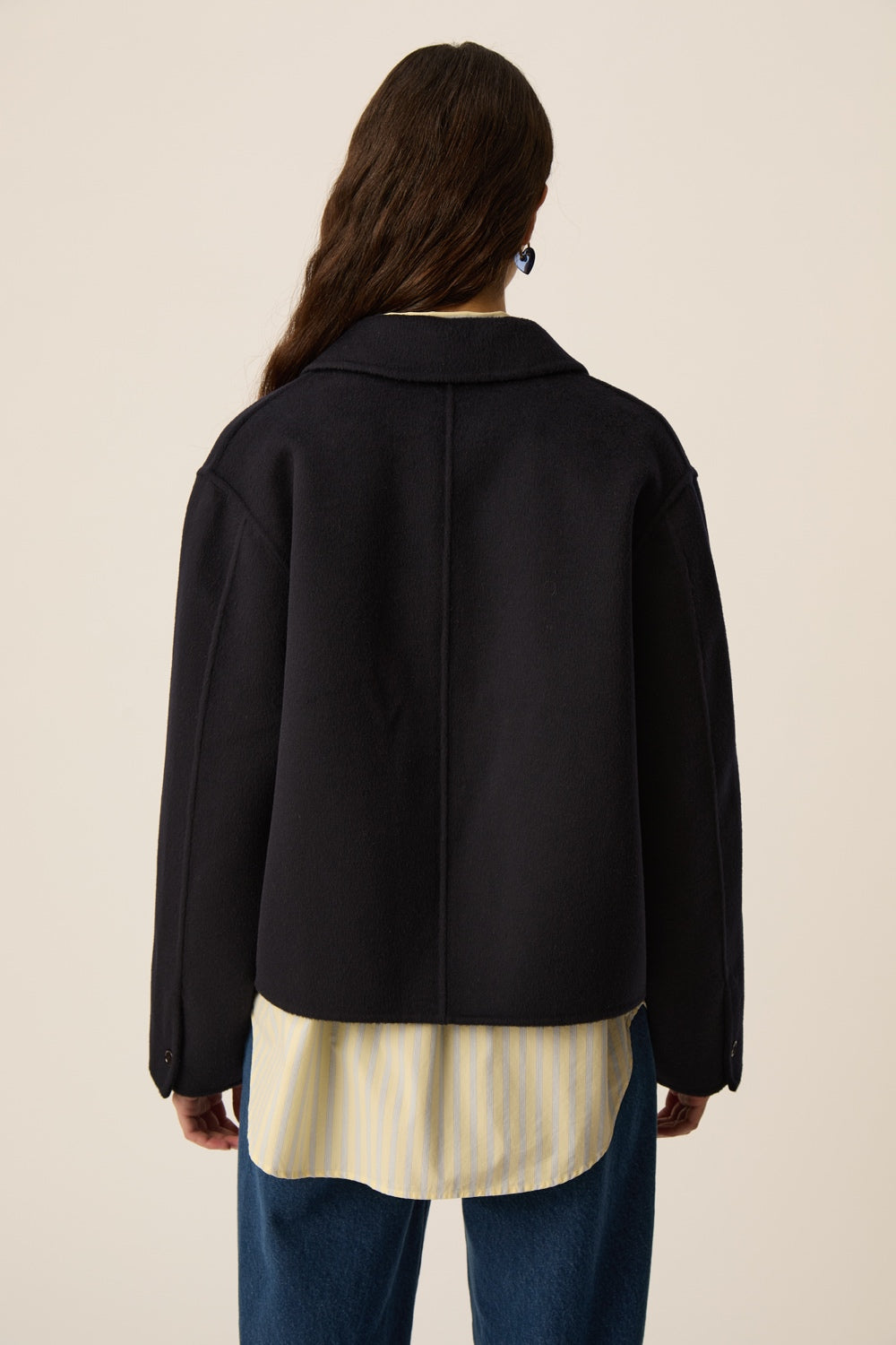 Coat Yseult Marine