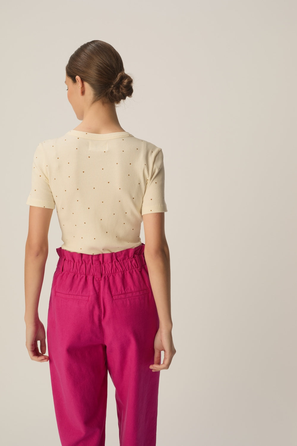 Trousers Santino Pivoine