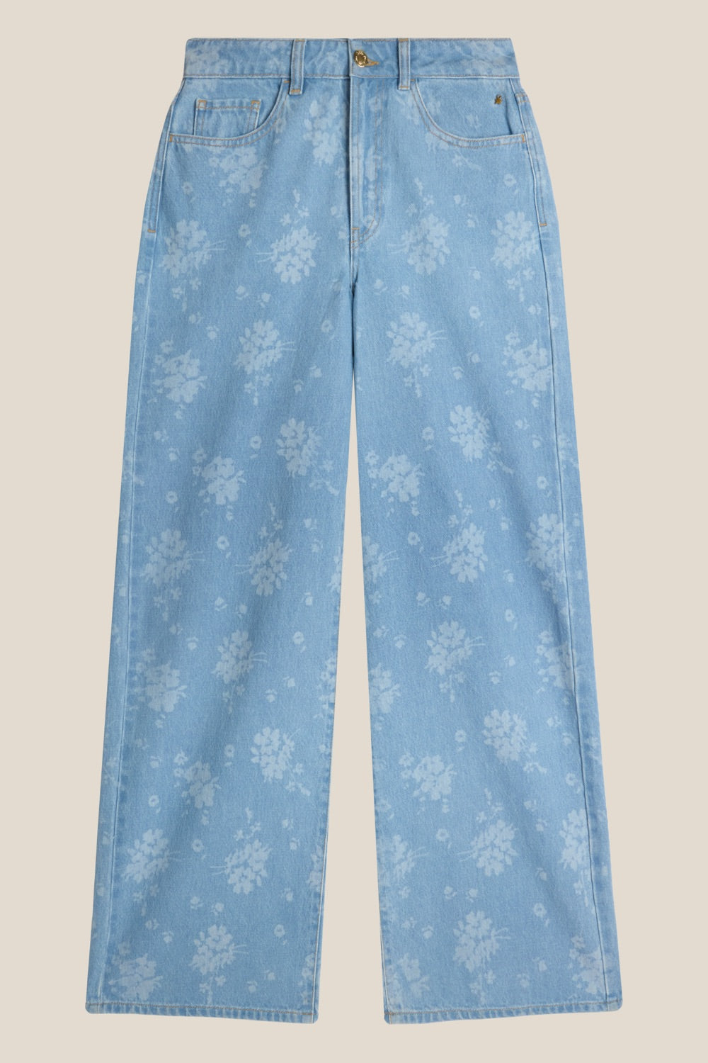Jean Louela Floral Bleach