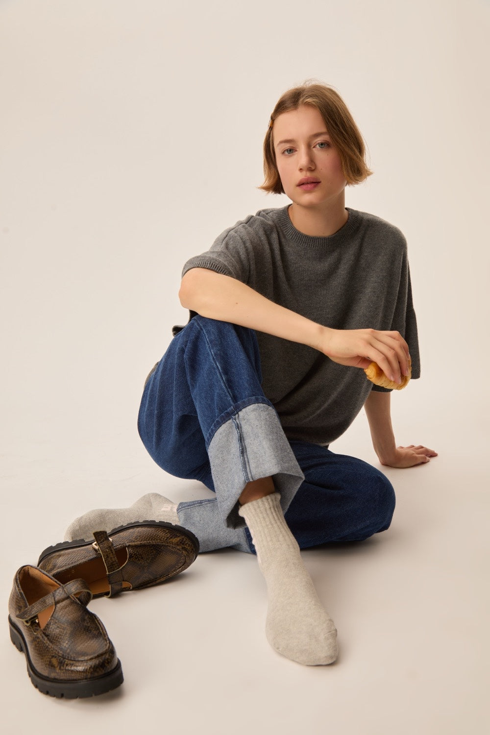 Socks Willona Gris Chine