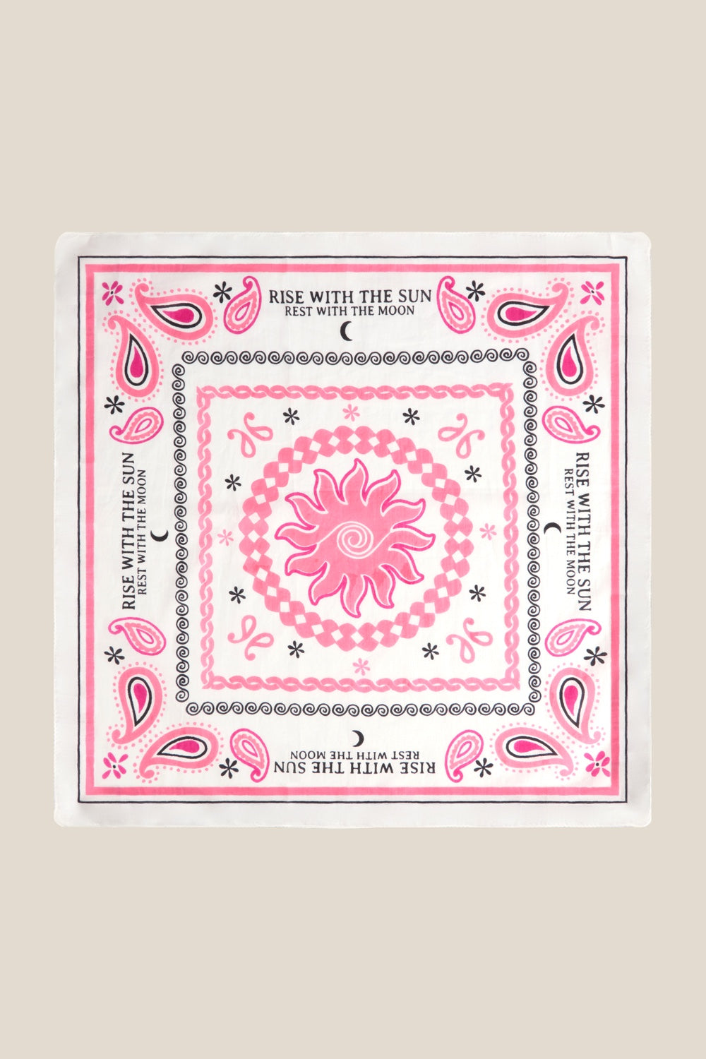 Foulard Bandana Nabelle Bandana Rose