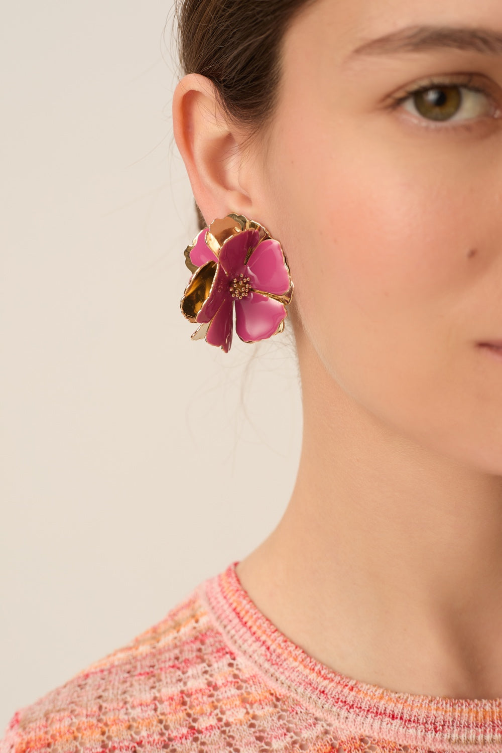 Pia Fuchsia Earrings