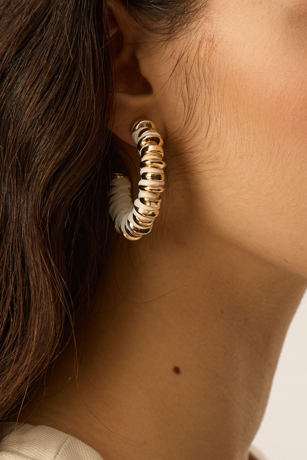 Pietro Ecru Earrings