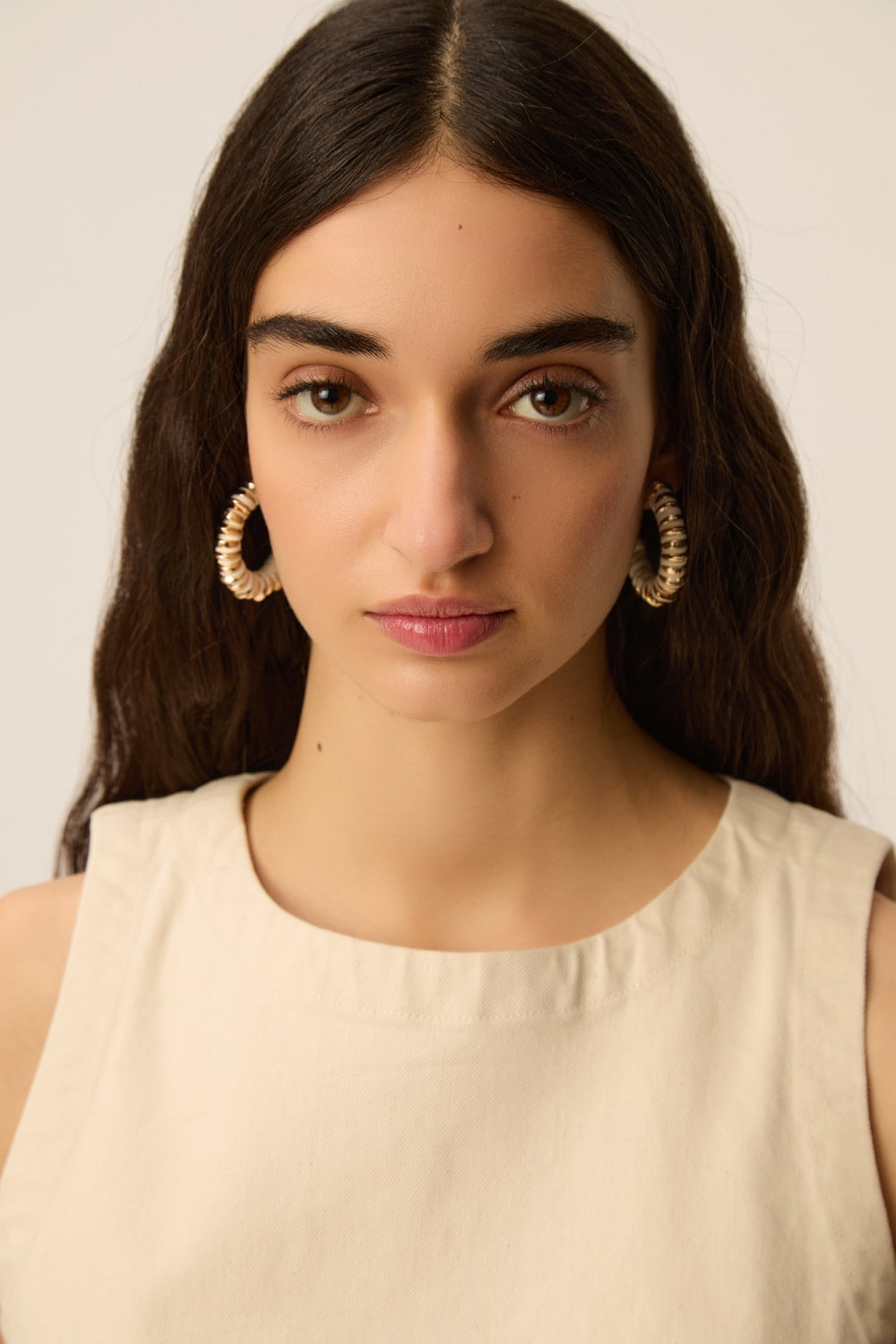 Pietro Ecru Earrings